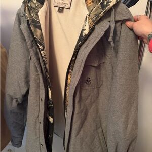 Legendary Whitetails Gray and Camouflage Jacket